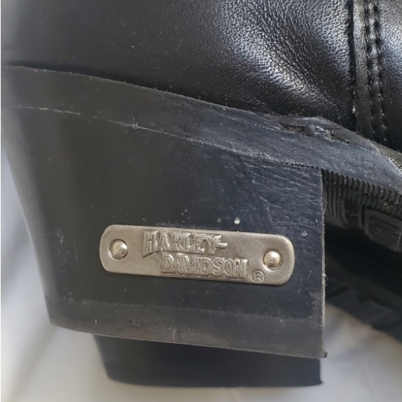 Harley Davidson leather western knee boots, size 7 - Picture 7 of 11
